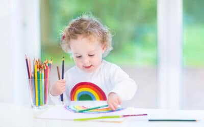 La stimulation des petits par le coloriage